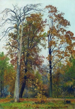 Bosque Painting - Otoño de 1894 paisaje clásico Ivan Ivanovich árboles.